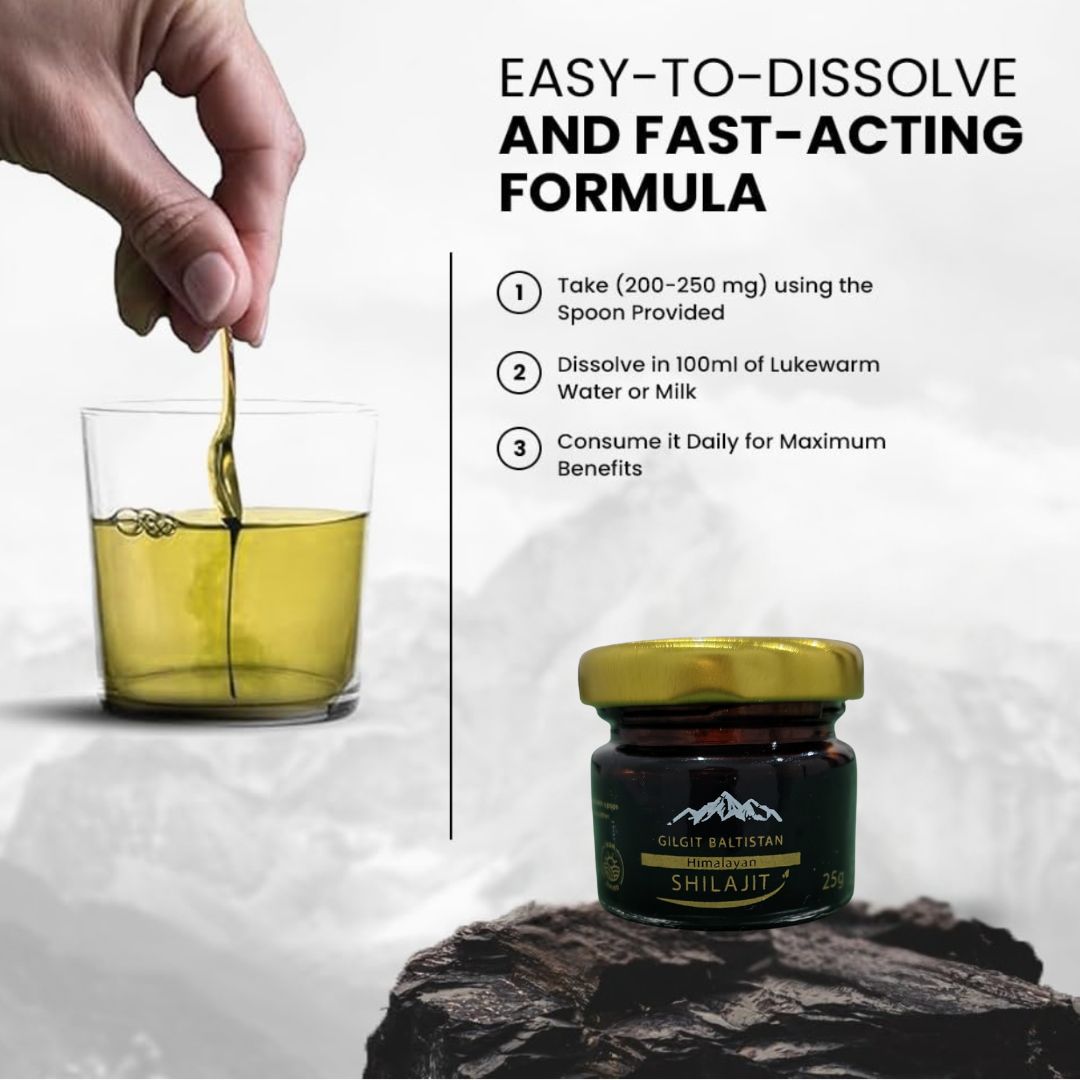 AlizOrganic Gilgit Baltistan Himalayan Shilajit Resin 15g